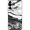 Black and White Marble Ink Galaxy S22 Skin